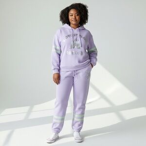 Disney Parks Most Magical Place On Earth Hoodie Holographic Purple sweatsuit 3XL